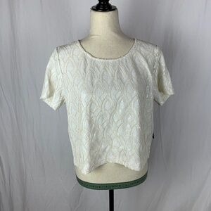 JOA sequin croptop